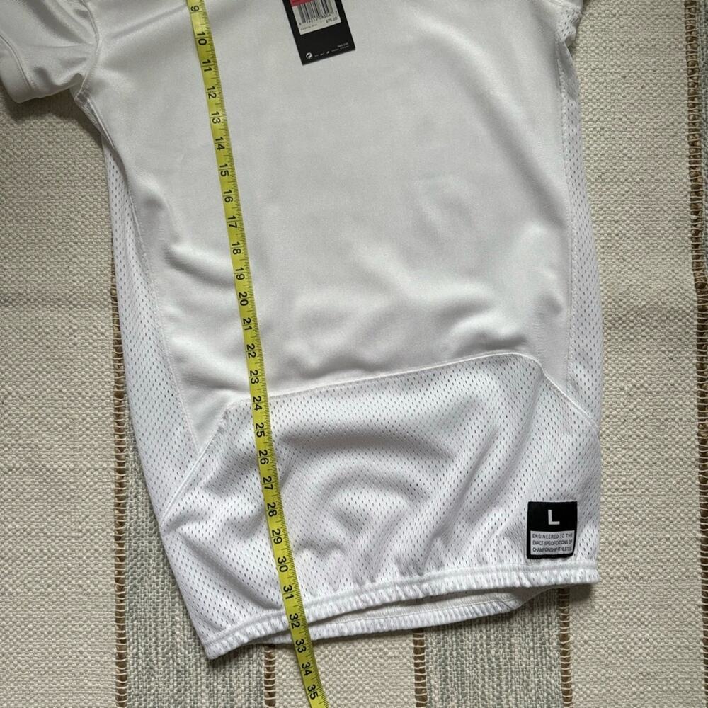 Nike Vapor Pro White Maroon Short Sleeves Football Training Jersey Men’s Large - Picture 4 of 9
